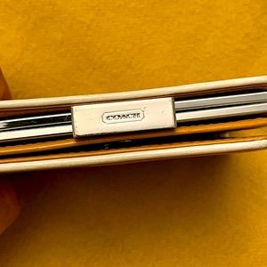 Coach small leather wallet